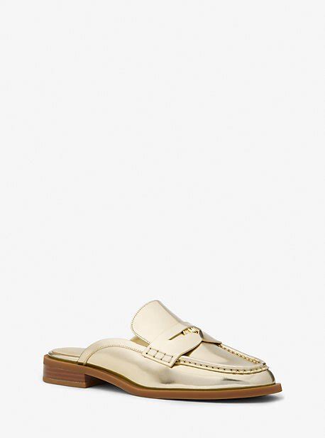 michael kors eden grab bag|Eden Metallic Leather Mule .